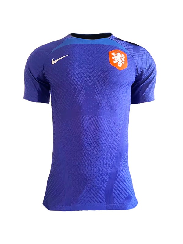 Netherlands maglia da calcio versione speciale olandese maglia da calcio da uomo Olanda Maglia sportiva blu 2022